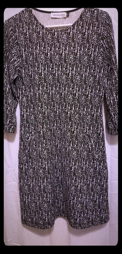 Veronica M Black and White Dress (NWT)